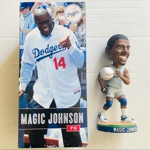 Magic Johnson Dodgers bobble head figure